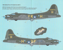Load image into Gallery viewer, US - 1/48 B-17F Flying Fortress Decals