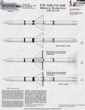 Load image into Gallery viewer, US - Decals - 1/32 Air-To-Air Missile Markings AIM-7E-2/M
