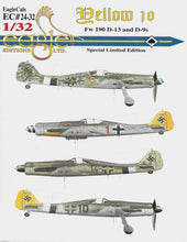 Load image into Gallery viewer, Luft - 1/32 Decals - Fw-190D-13/D-9 &quot;Yellow 10&quot;
