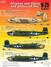 Load image into Gallery viewer, US - 1/48 B-25 Mitchell Decals
