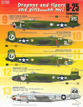 Load image into Gallery viewer, US - 1/48 B-25 Mitchell Decals
