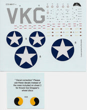 Load image into Gallery viewer, US - 1/48 B-17F Flying Fortress Decals
