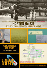 Load image into Gallery viewer, Luft - 32DET036  1/32 Horten Ho 229 (1 Man Army Airbrush Stencil Masks)
